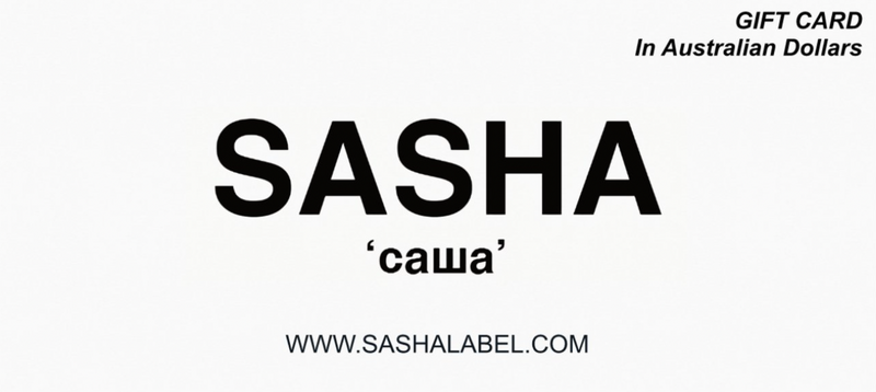 SASHA GIFT CARD